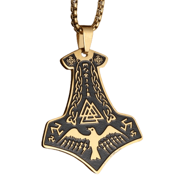 Collier Aigle Valknut - Univers Celtique